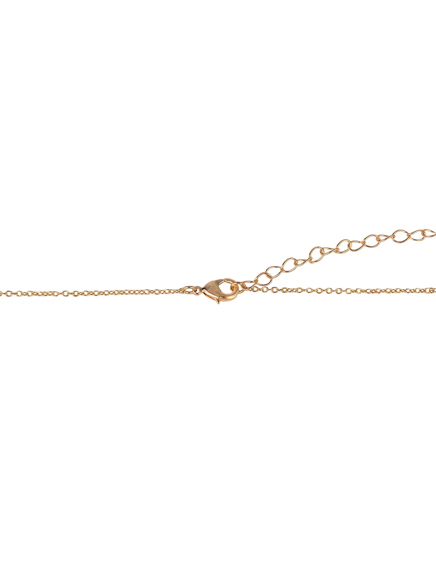Time and Tru Goldtone Hammered Initial "U" Pendant Necklace - Image 4