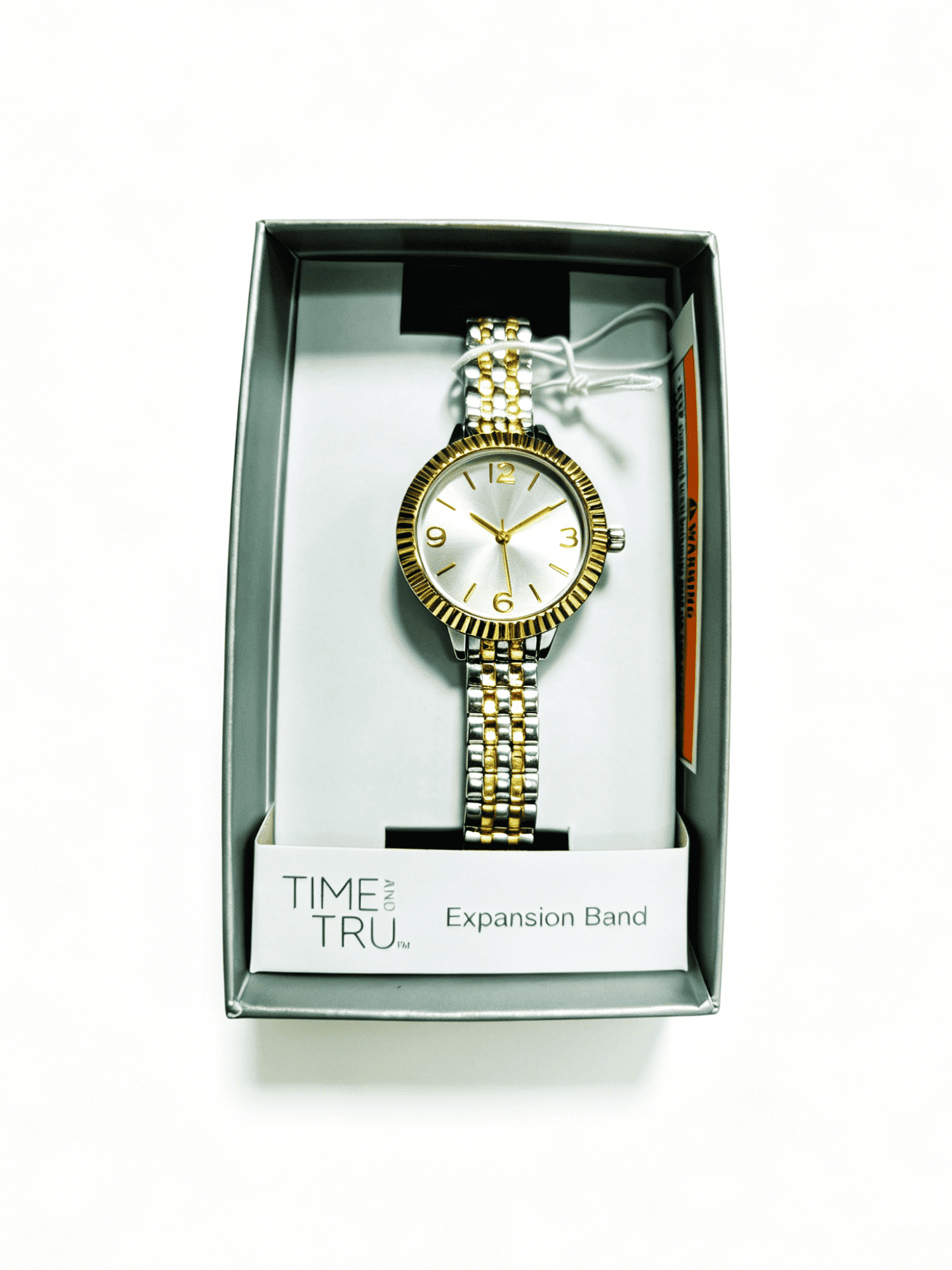 Time and Tru Women's Adult Two-Tone Analogue Watch - Image 3