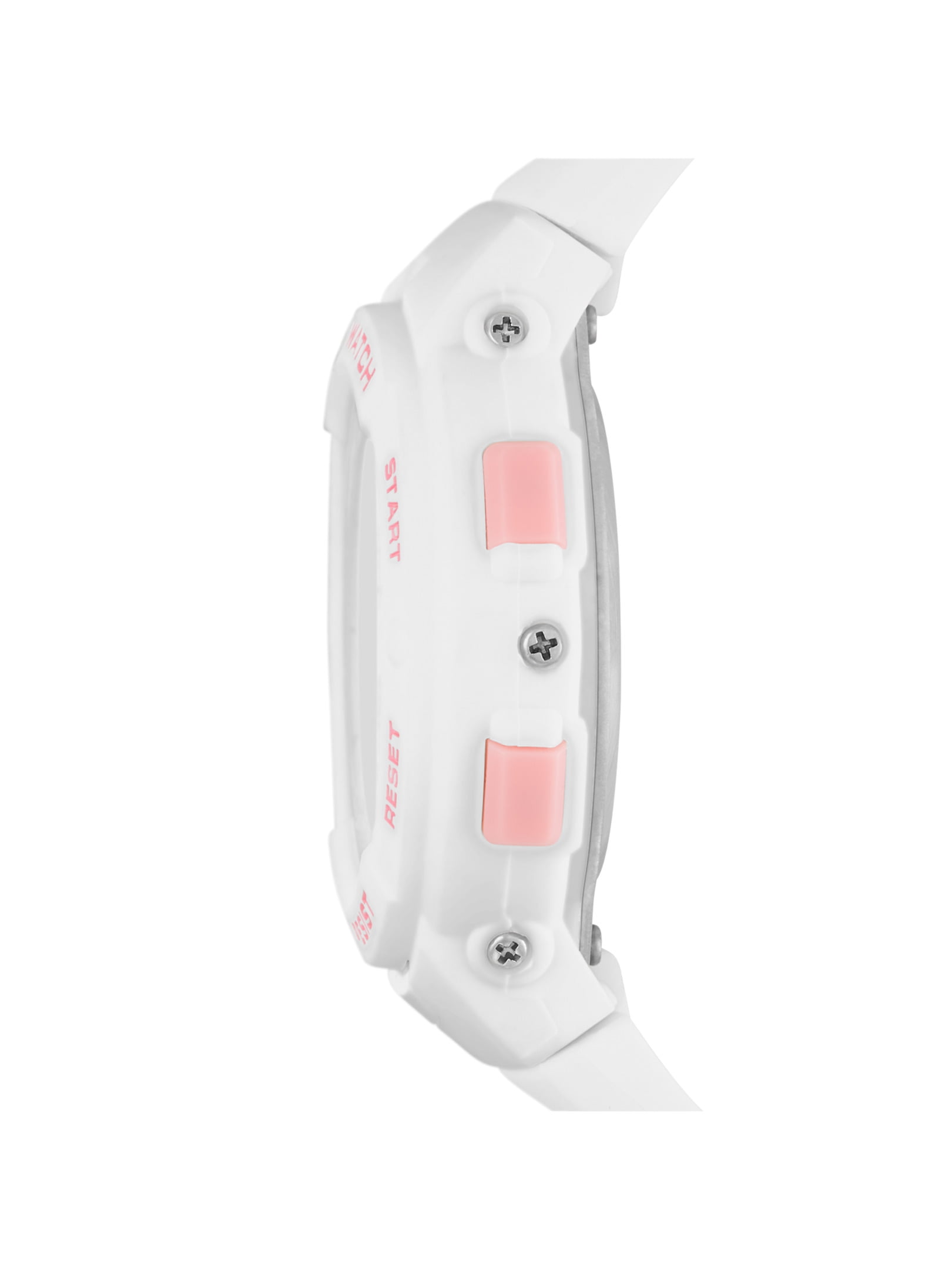 Time and Tru Women's White Digital Sport Wristwatch (FMDOTT086) - Image 3