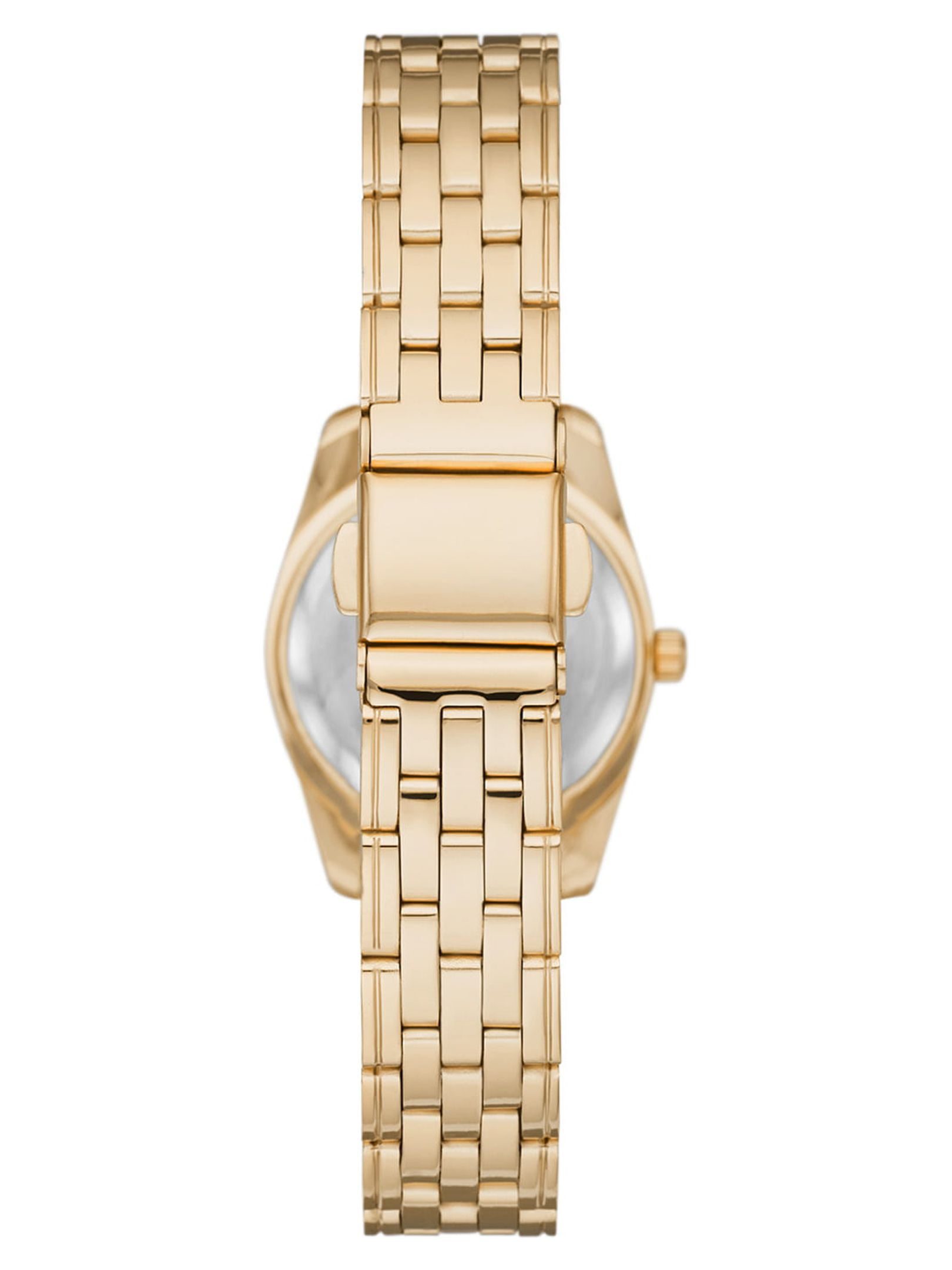 Time & Tru Women's Wristwatch: Gold Tone Bracelet Watch (FMDOTT079 - Image 2