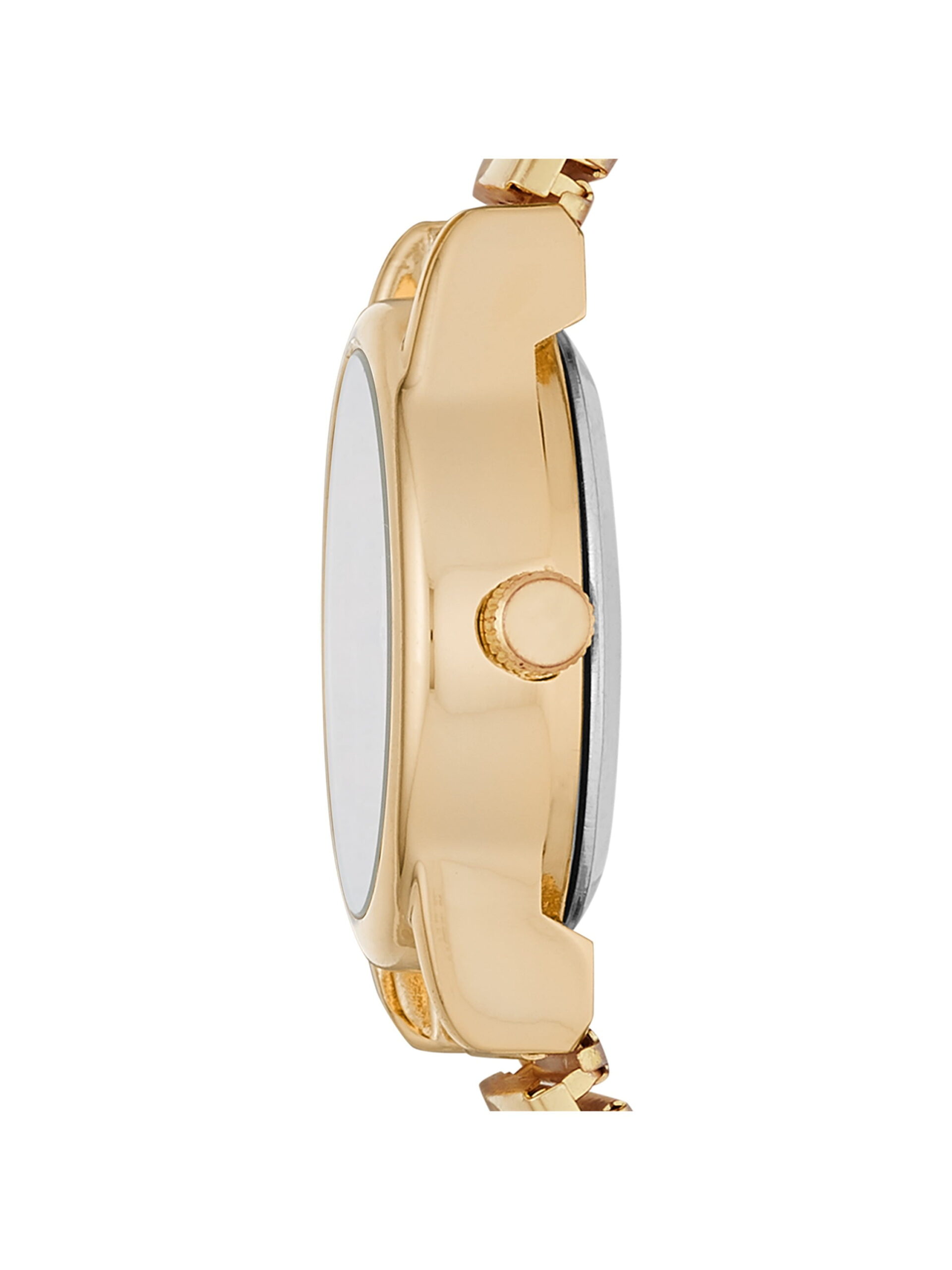 Time & Tru Women's Wristwatch: Gold Tone Oval Case, Easy Read Dial, Expansion Band (FMDOTT008) - Image 3