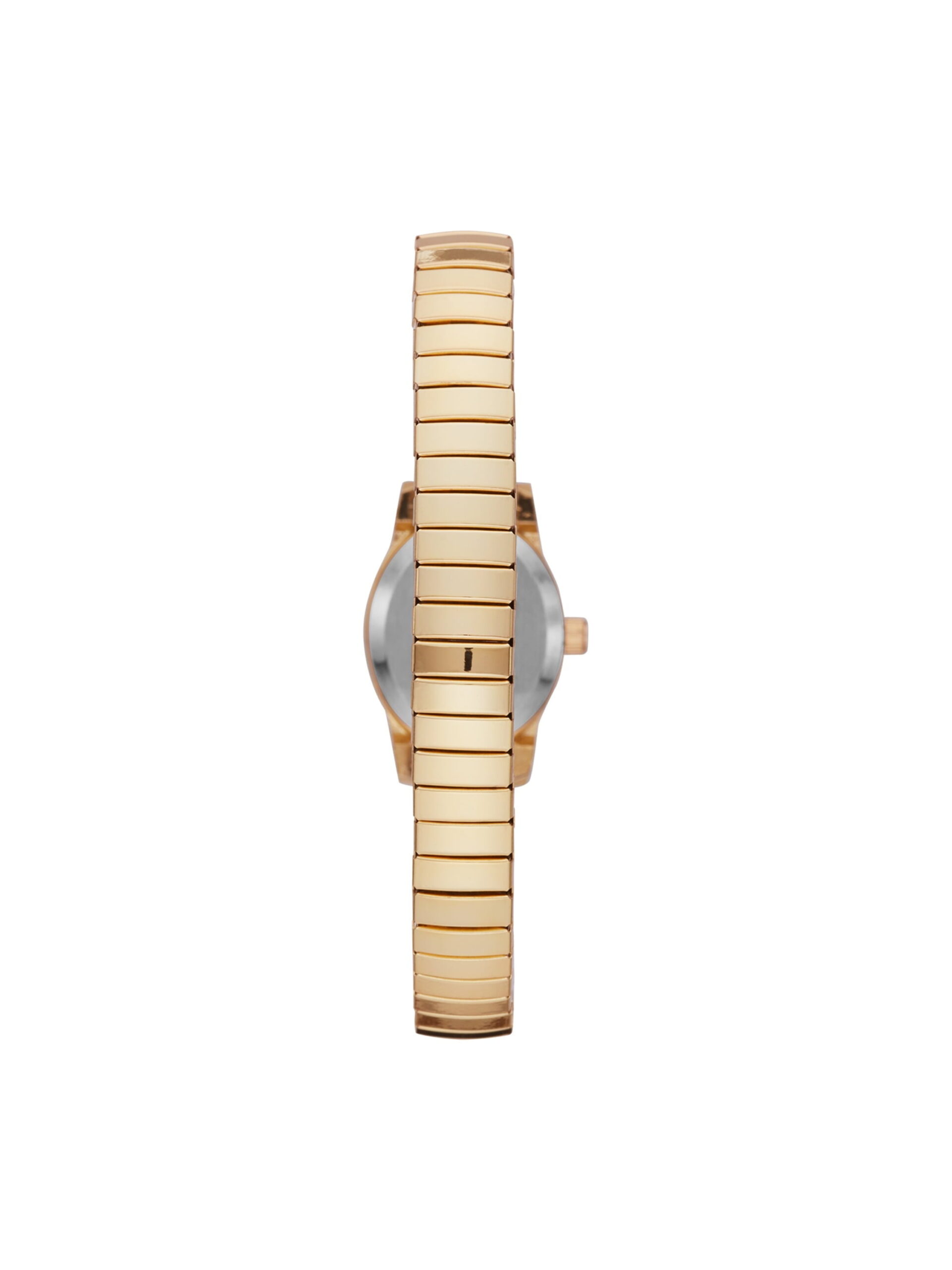 Time & Tru Women's Wristwatch: Gold Tone Oval Case, Easy Read Dial, Expansion Band (FMDOTT008) - Image 5