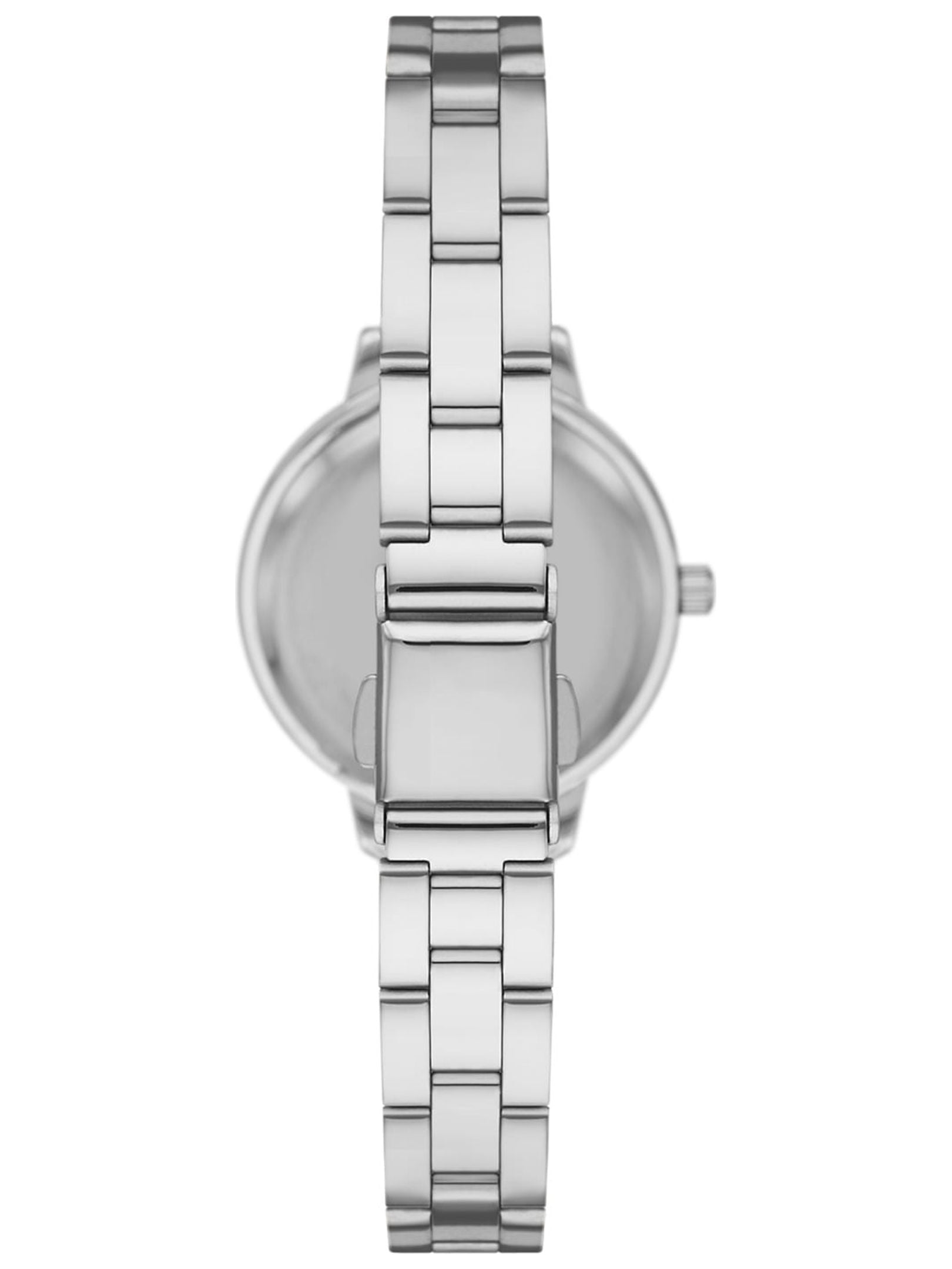 Time & Tru Women's Wristwatch: Silver Tone Bracelet Watch, Easy Read Dial (FMDOTT084) - Image 3