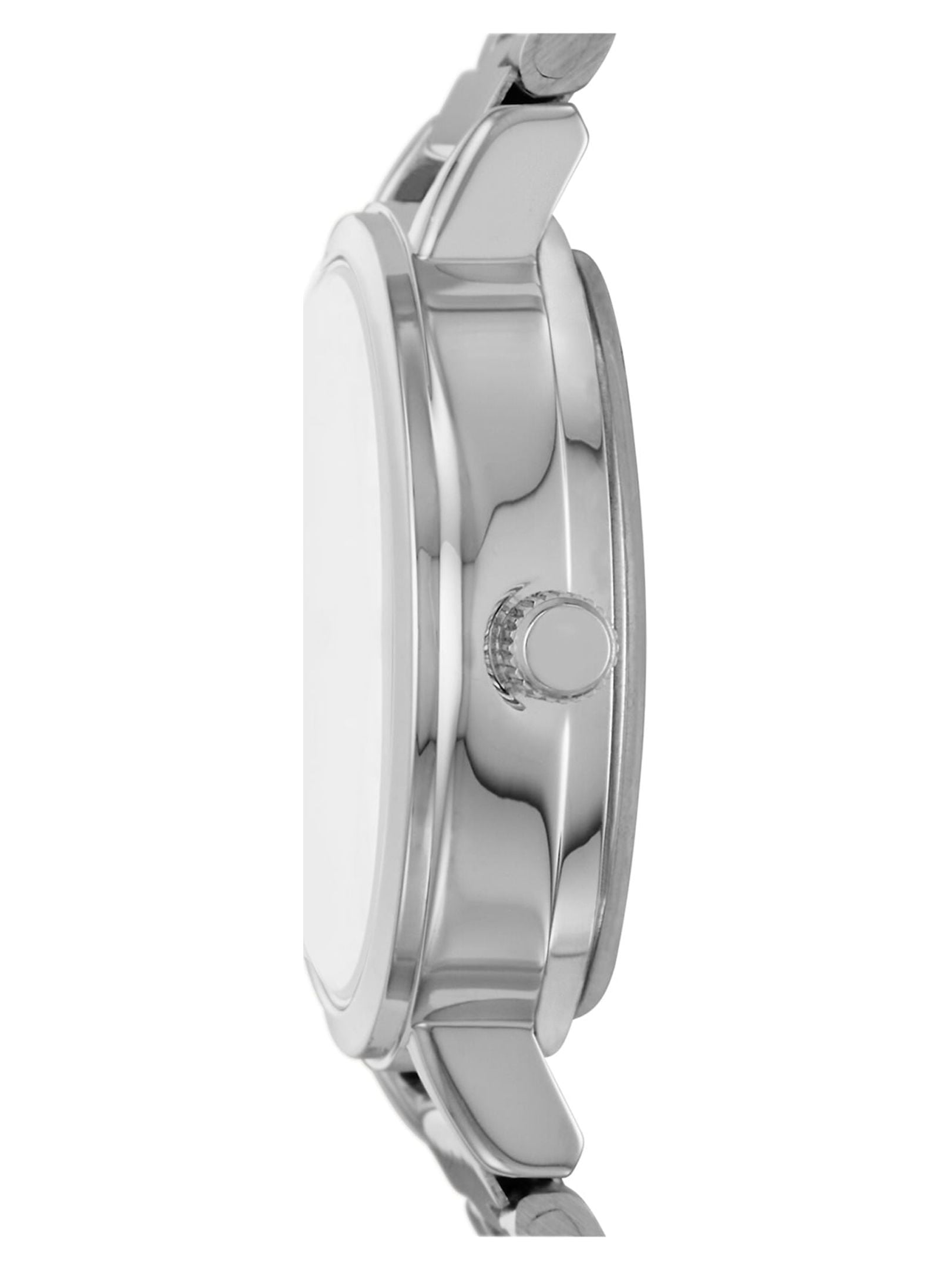 Time & Tru Women's Wristwatch: Silver Tone Bracelet Watch, Easy Read Dial (FMDOTT084) - Image 2