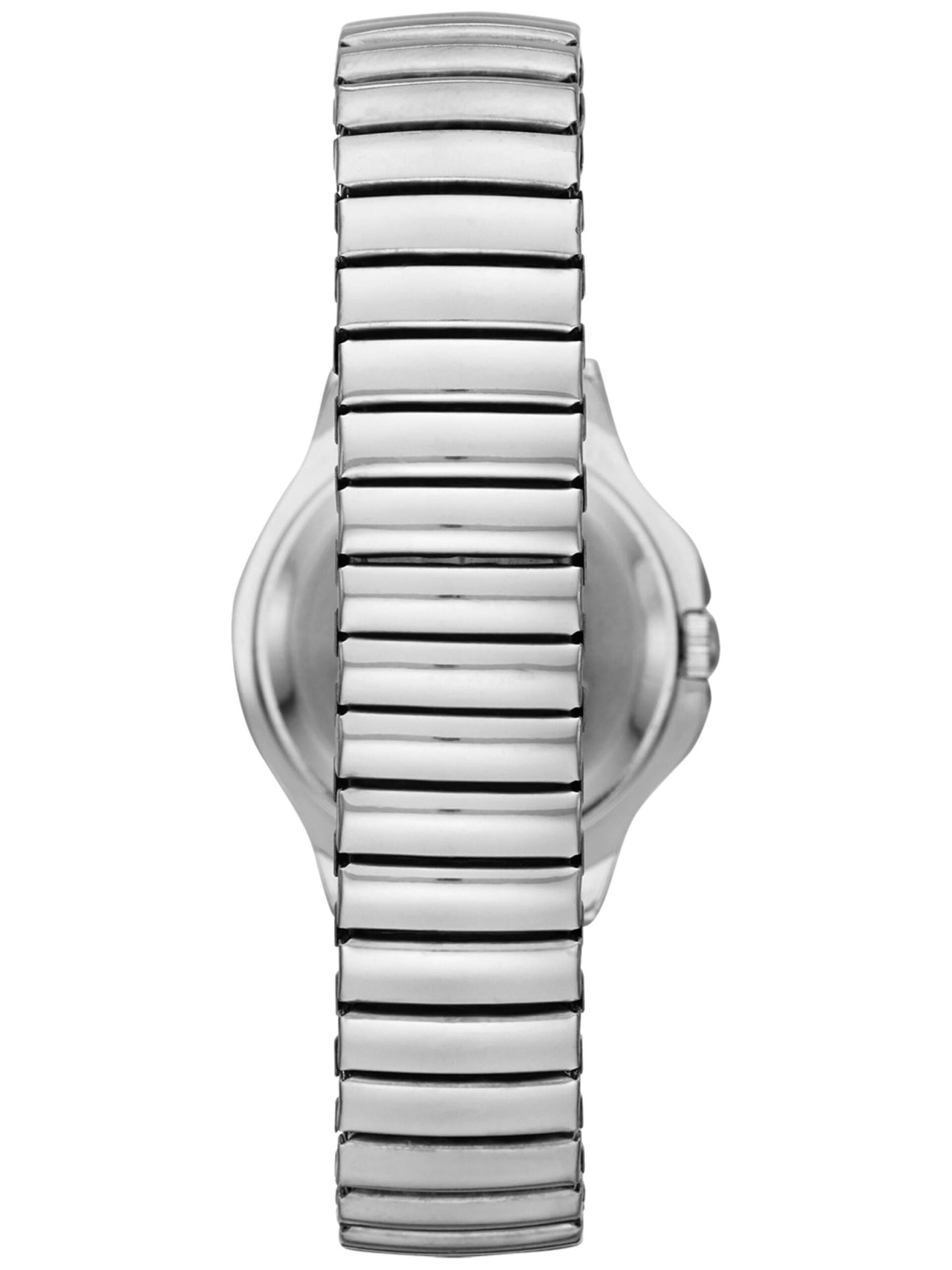Time & Tru Women's Wristwatch: Silver Tone Case, Easy Read Dial, Expansion Band (FMDOTT004) - Image 3