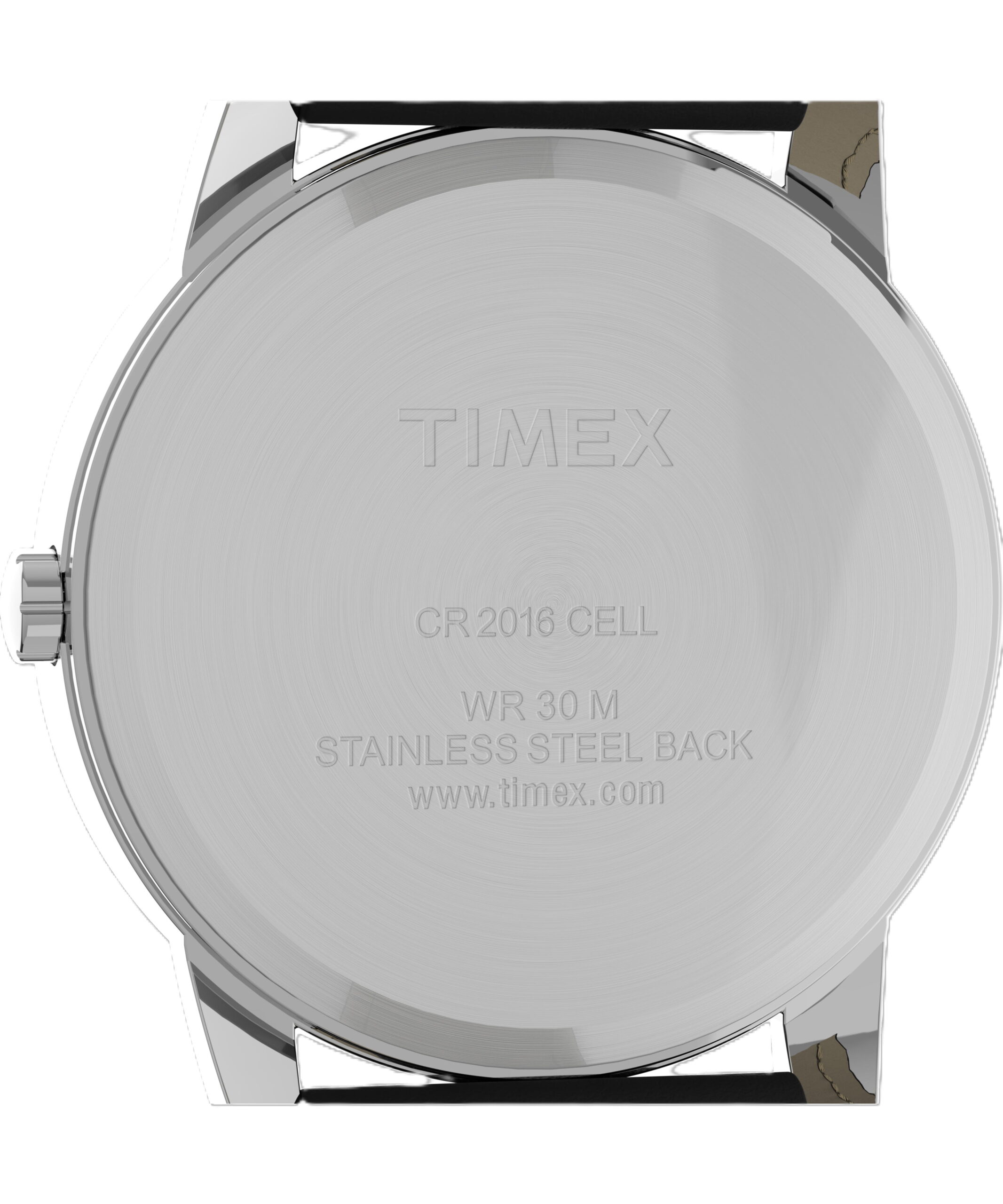 Timex Men's Easy Reader Date Black/Silver/White 35mm Casual Watch, Leather Strap - Image 2