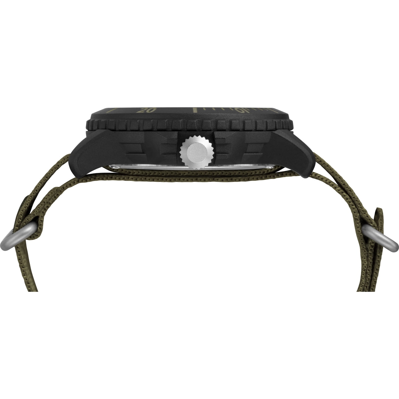 Timex Men's Expedition Gallatin Solar Green/Black 45mm Outdoor Watch, Fabric Slip-Thru Strap - Image 3