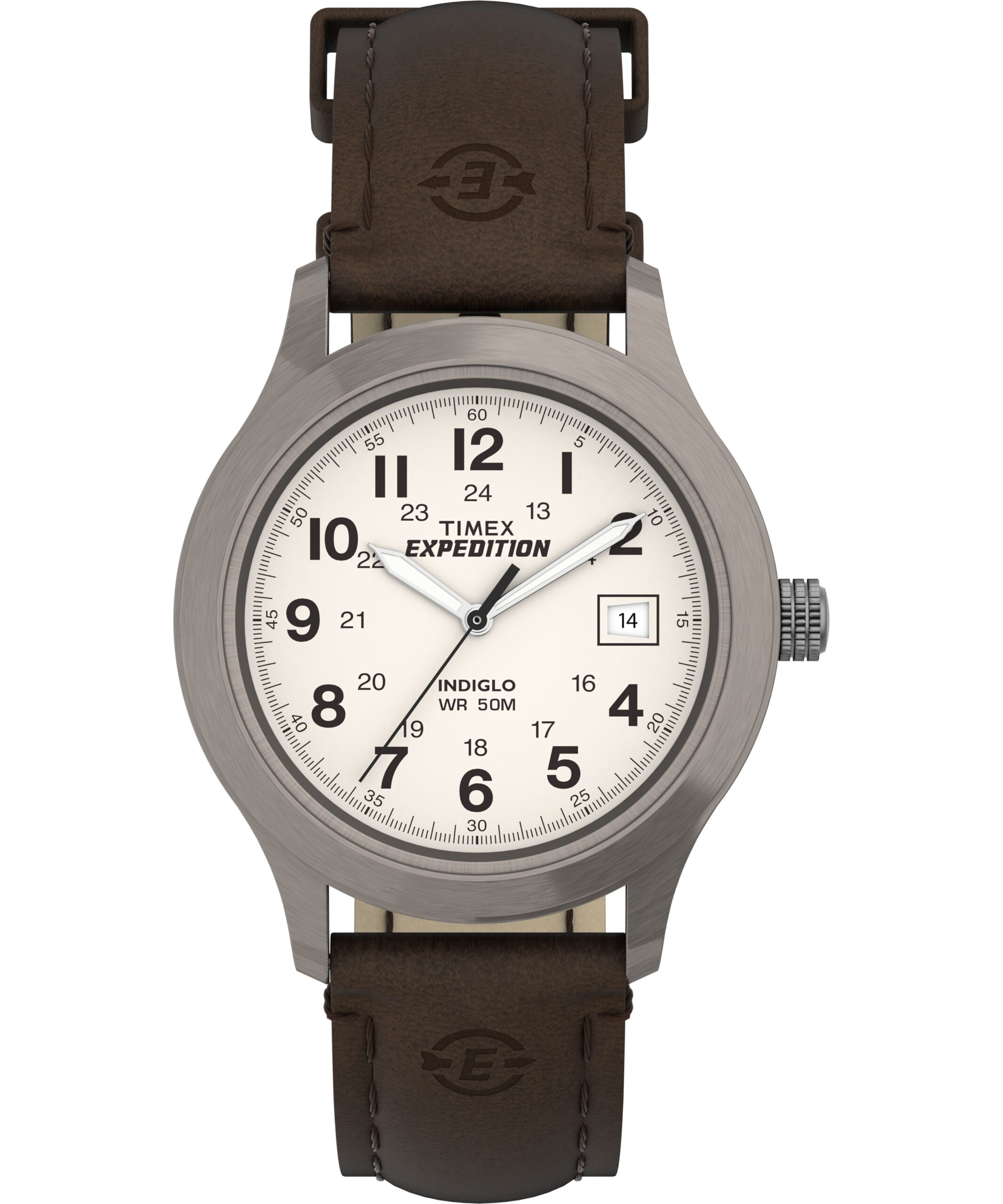 Timex Men's Expedition Metal Field Brown Strap - Image 2