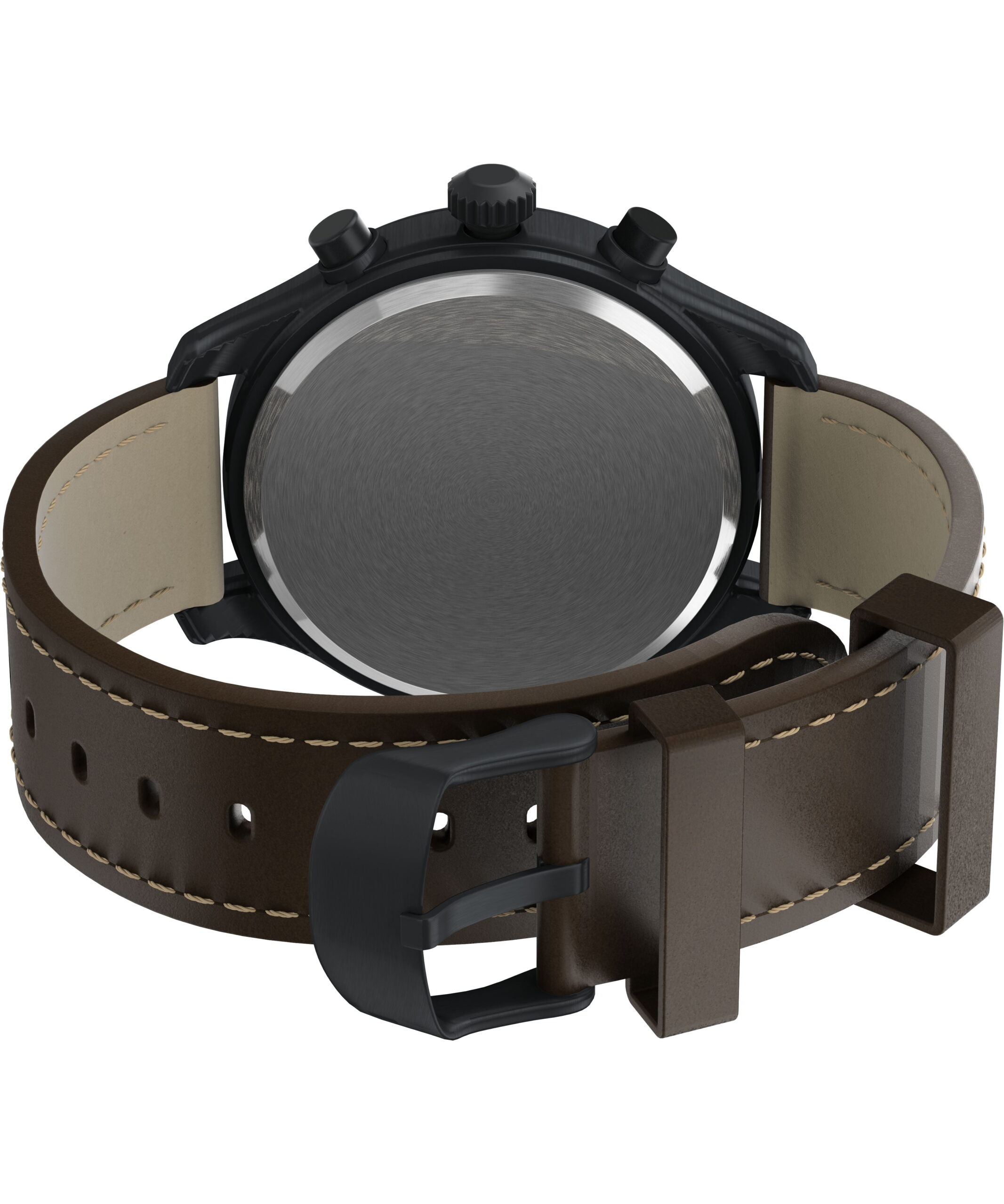 Timex Men's Expedition Shock XL Vibrating Alarm 50mm Watch – Black Case Negative Display with Black Resin Strap - Image 2
