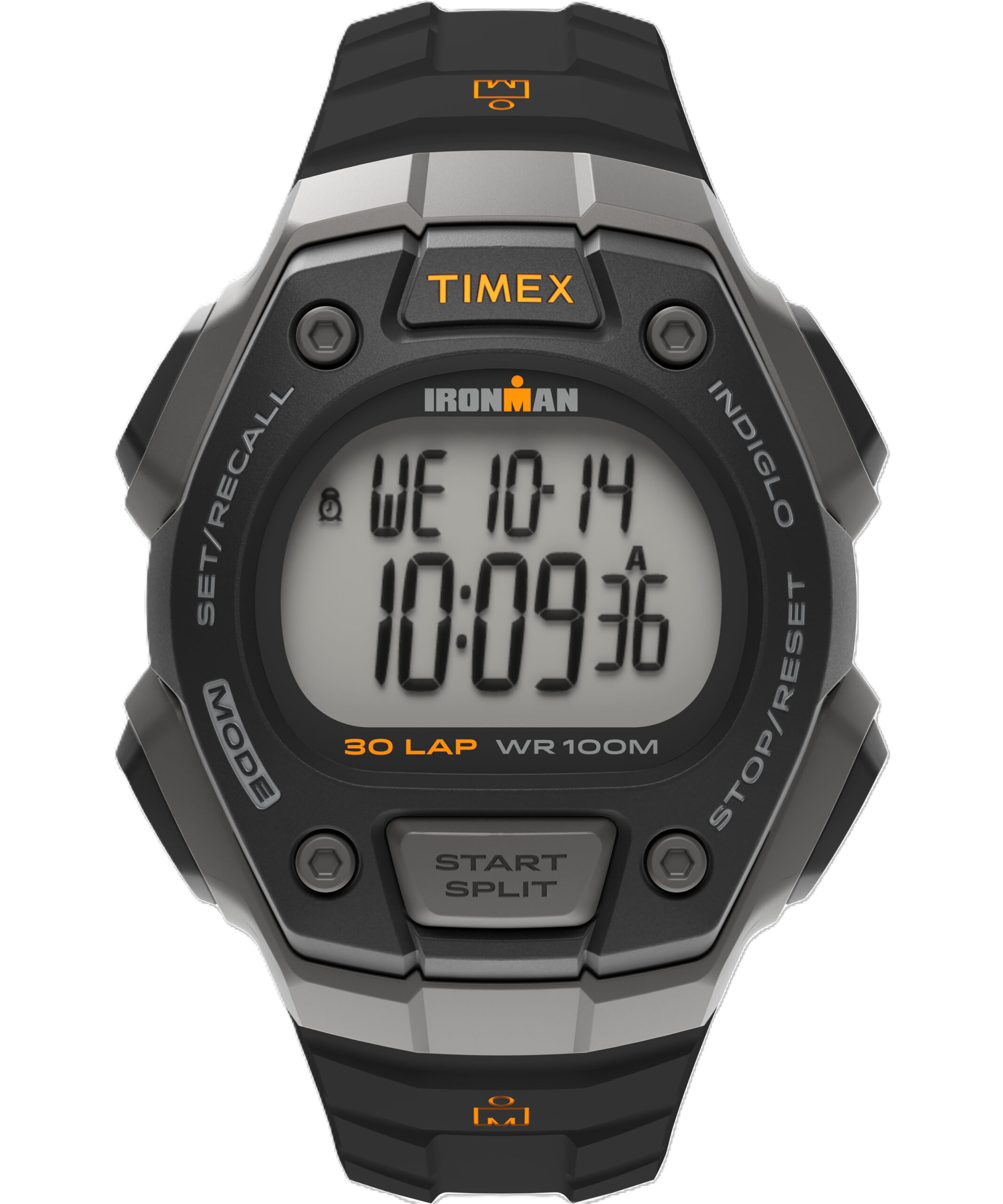 Timex Men's Ironman 30-lap Watch - T5K821 Black/Silver