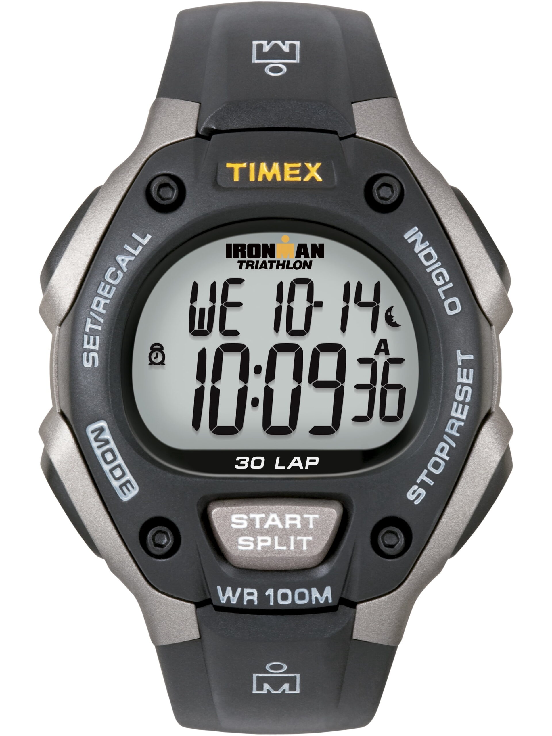 TIMEX Men's IRONMAN Classic 30 Black/Gray 38mm Sport Watch, Resin Strap - Image 2