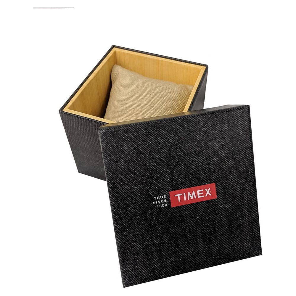 Timex Women's Cavatina Black/Gold-Tone 18mm Classic Watch, Leather Strap - Image 2