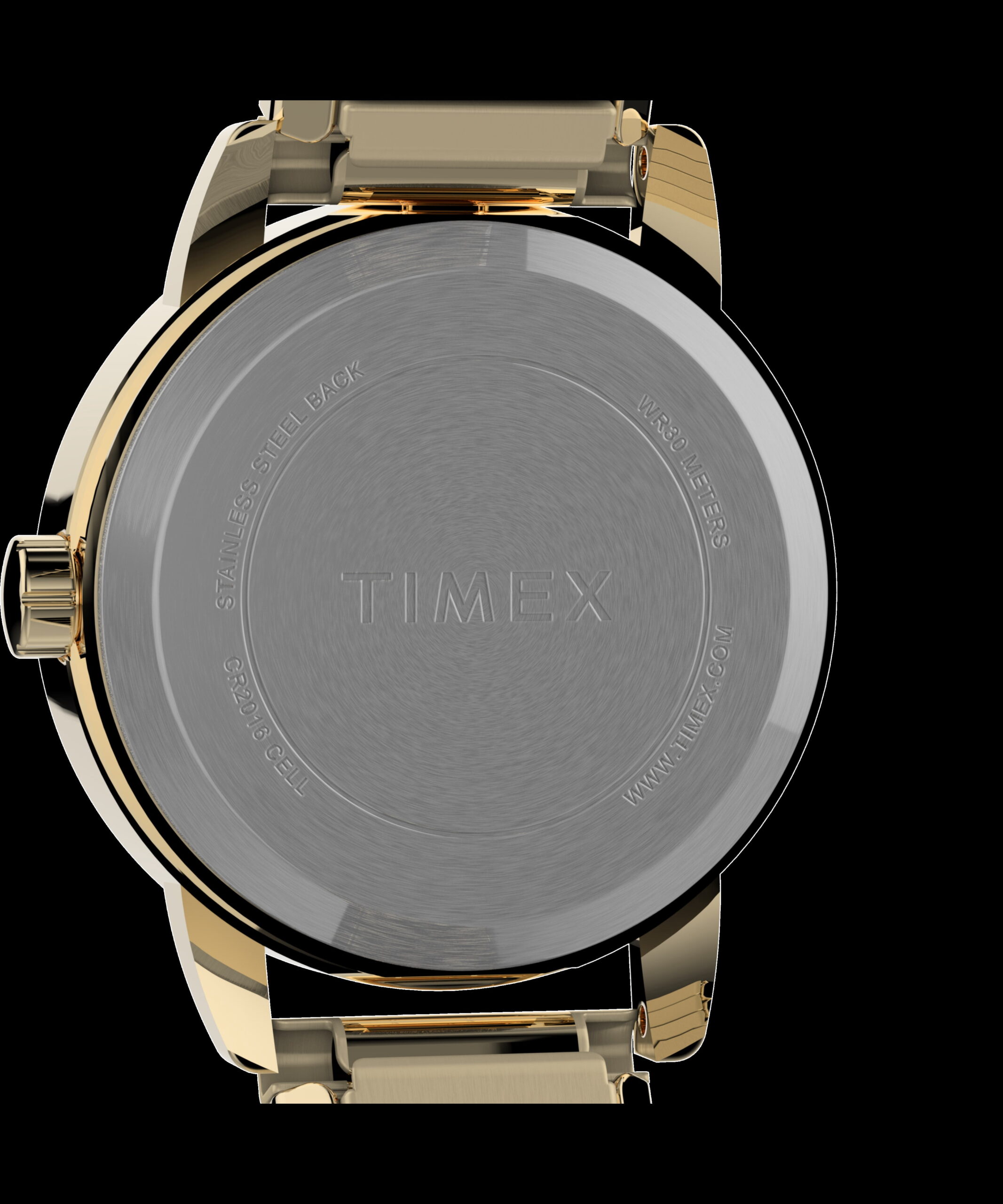 Timex Women's Easy Reader 25mm Perfect Fit Watch – Gold-Tone Case White Dial with Two-Tone Expansion Band - Image 4