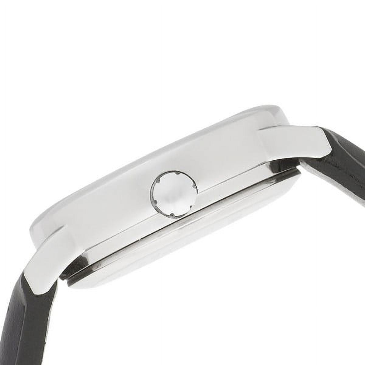Timex Women's Easy Reader Date Black/Silver/White 25mm Casual Watch, Leather Strap - Image 2