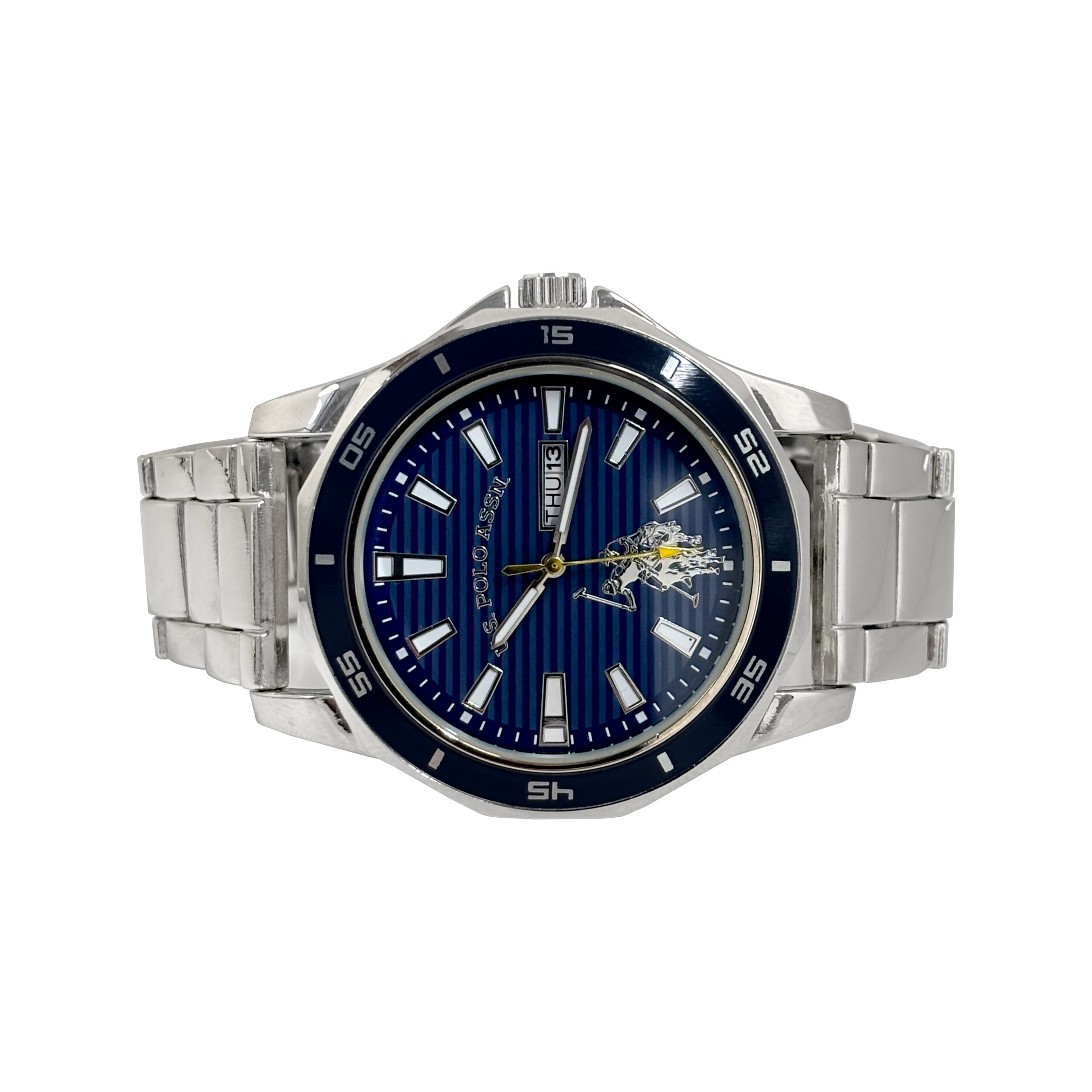U.S. Polo Assn. Adult Male Watch Analog with Navy Dial (USC80525WM) - Image 4
