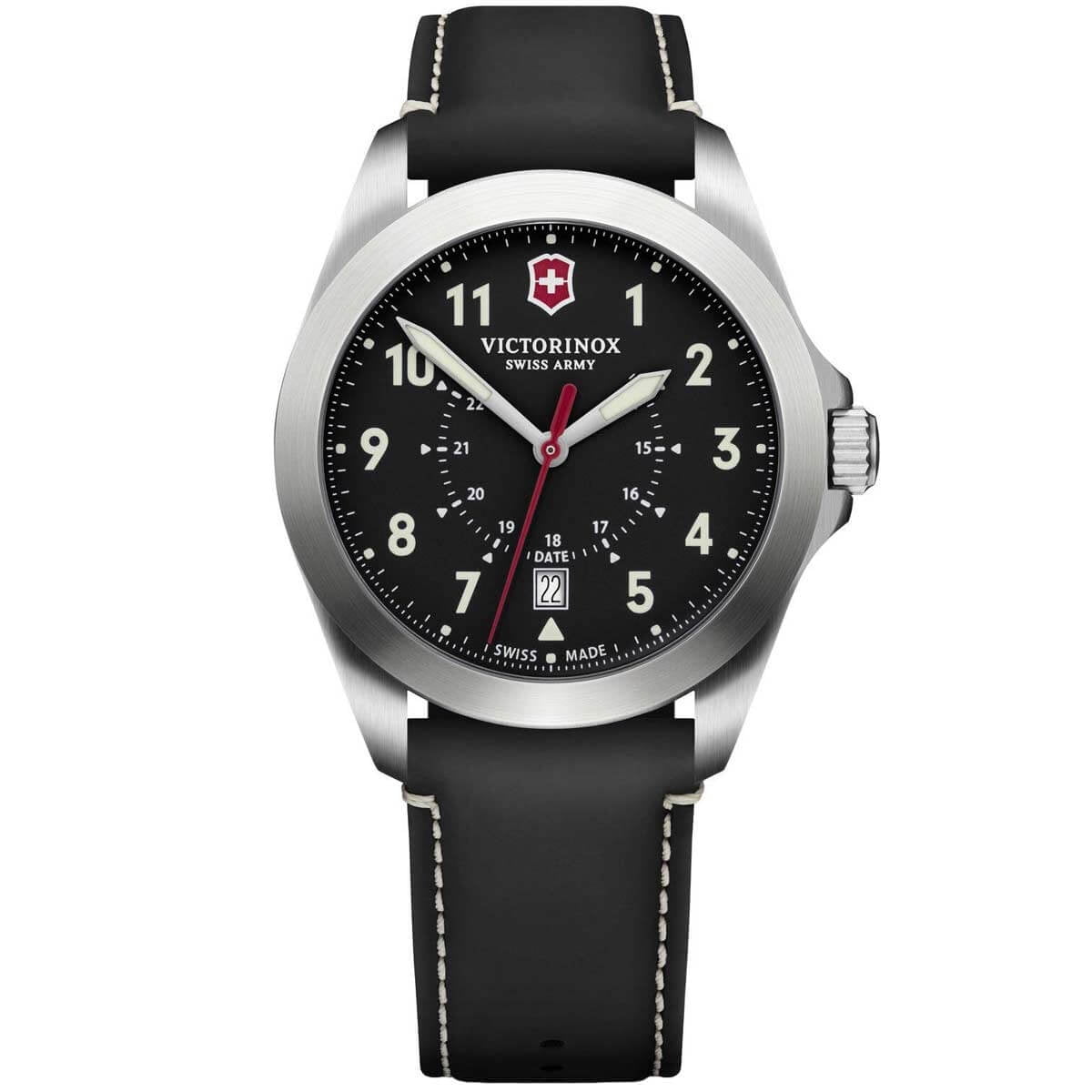 Victorinox Swiss Army 241963 Men's Heritage Black Dial Strap Watch - Image 3