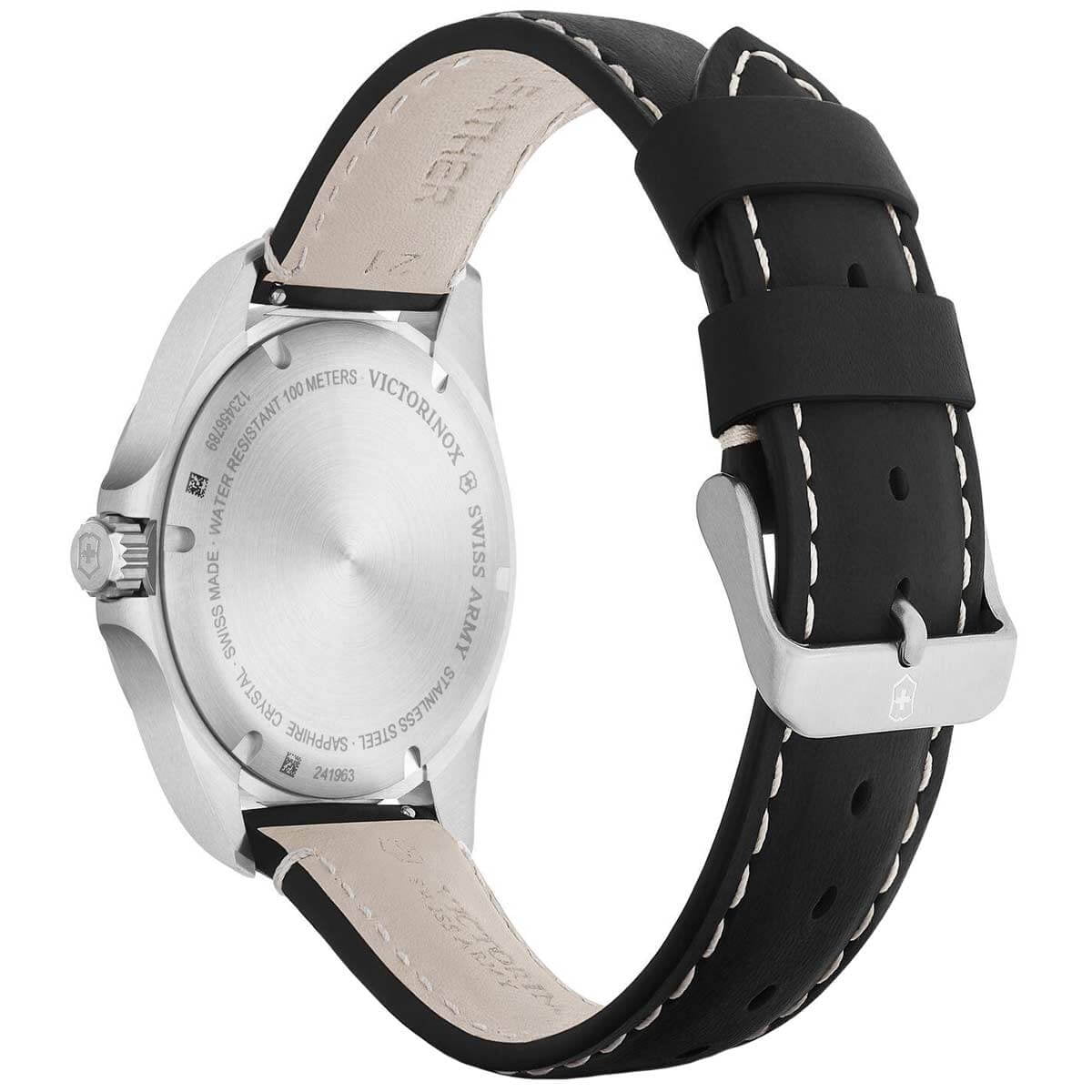 Victorinox Swiss Army 241963 Men's Heritage Black Dial Strap Watch - Image 2