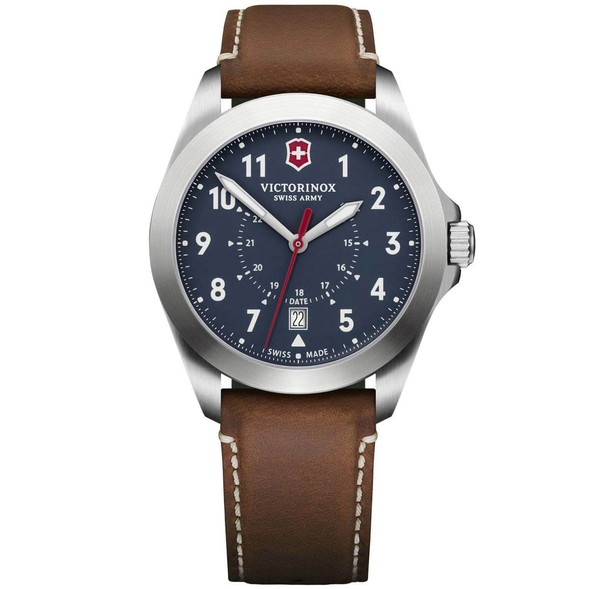 Victorinox Swiss Army 241964 Men's Heritage Blue Dial Strap Watch - Image 2