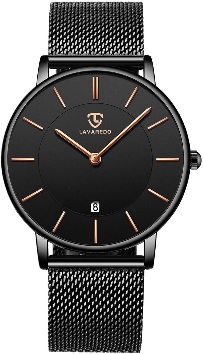 Watches for Man Ultra-Thin Men’s Quartz Watch with Large Minimalist Dial,Date Window,Stainless Steel Band,Gift for Man Father's Day gift