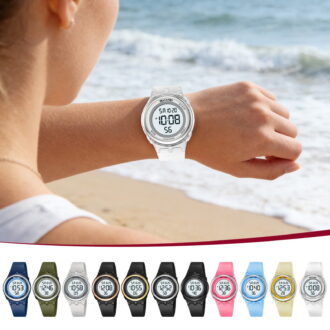 Yeciiwht Digital Waterproof Watch – Simple Electronic Wristwatch with Luminous Display and Soft Silicone Strap for Daily Wear