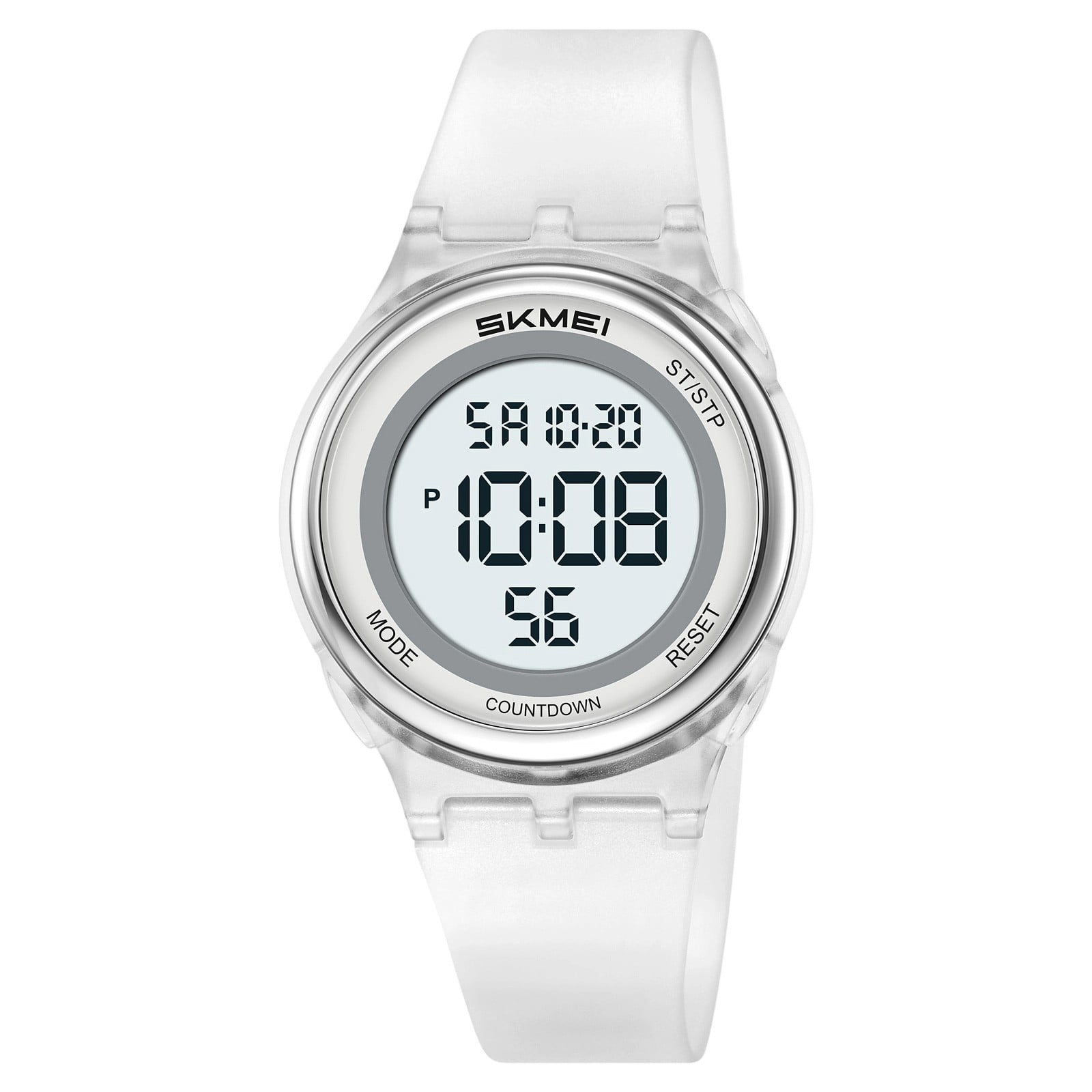 Yeciiwht Digital Waterproof Watch – Simple Electronic Wristwatch with Luminous Display and Soft Silicone Strap for Daily Wear - Image 2